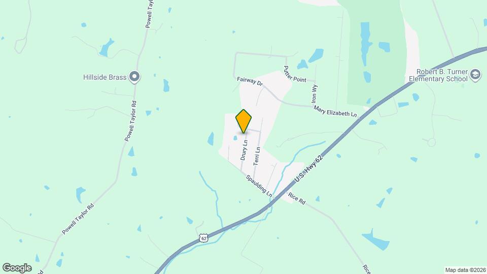 1037 Drury Ln Map and Location Details