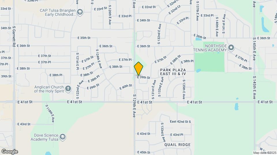 13002 E 39th St Map and Location Details