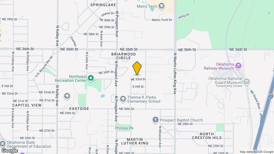 1621 NE 33rd St Map and Location Details