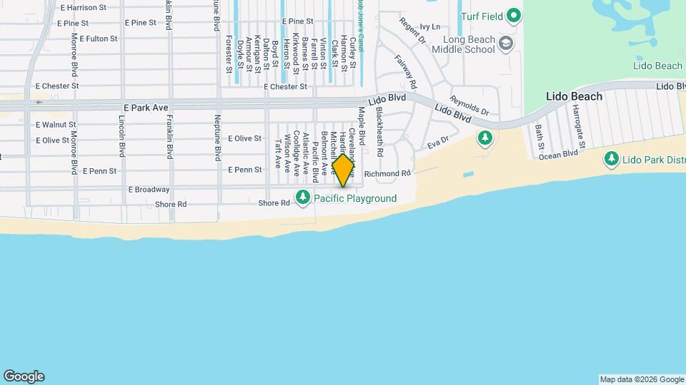 840 E Broadway Map and Location Details