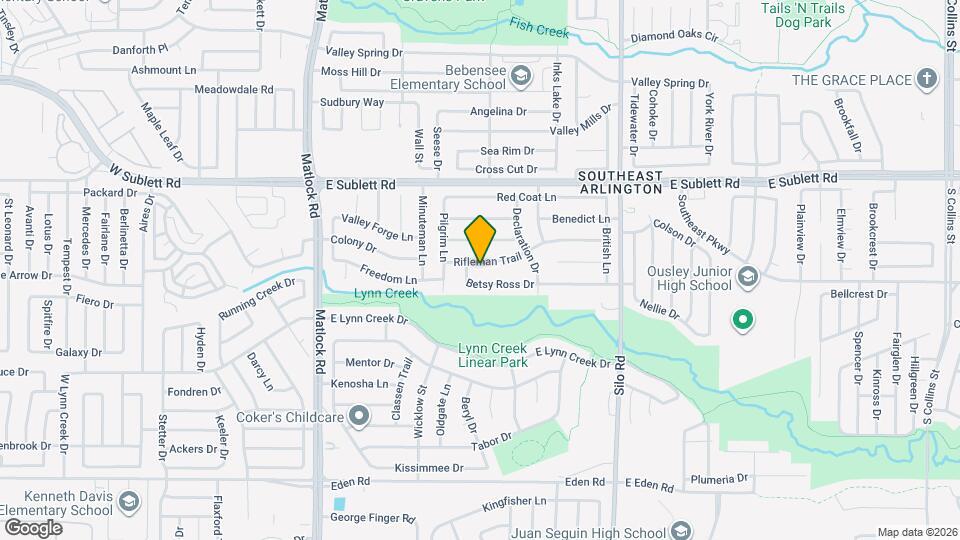 416 Rifleman Trail Mapa y Detalles de la Ubicación