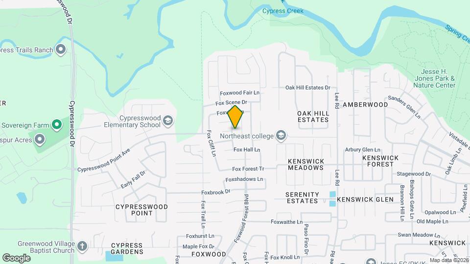 20838 Foxwood Garden Dr Map and Location Details