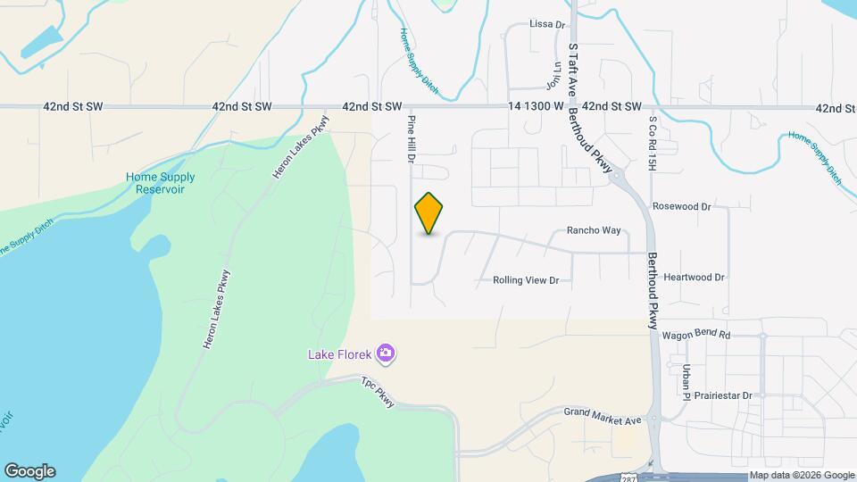 4600 Pine Hill Dr Map and Location Details