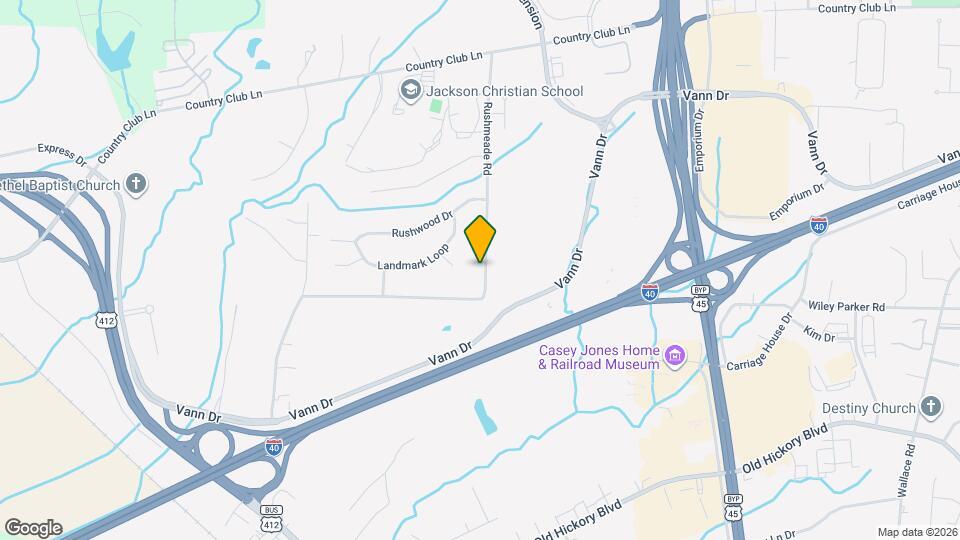 781 Rushmeade Rd Map and Location Details