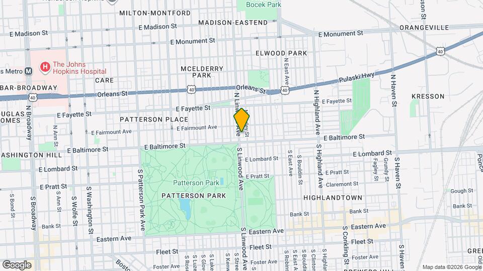 5 N Linwood Ave Map and Location Details