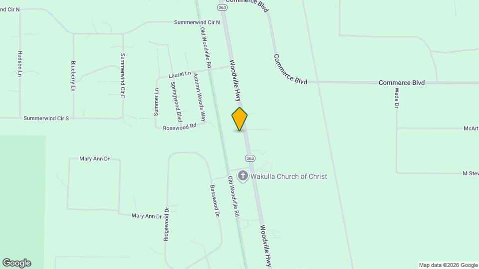 344 Woodville Hwy Map and Location Details