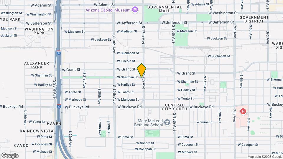 802 S 17th Ave Map and Location Details