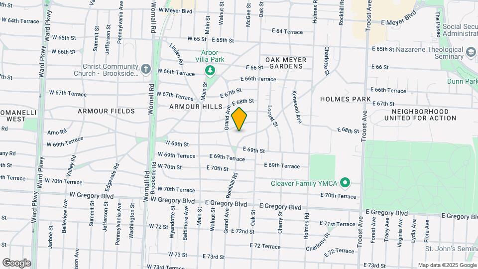 6836 Rockhill Rd Map and Location Details