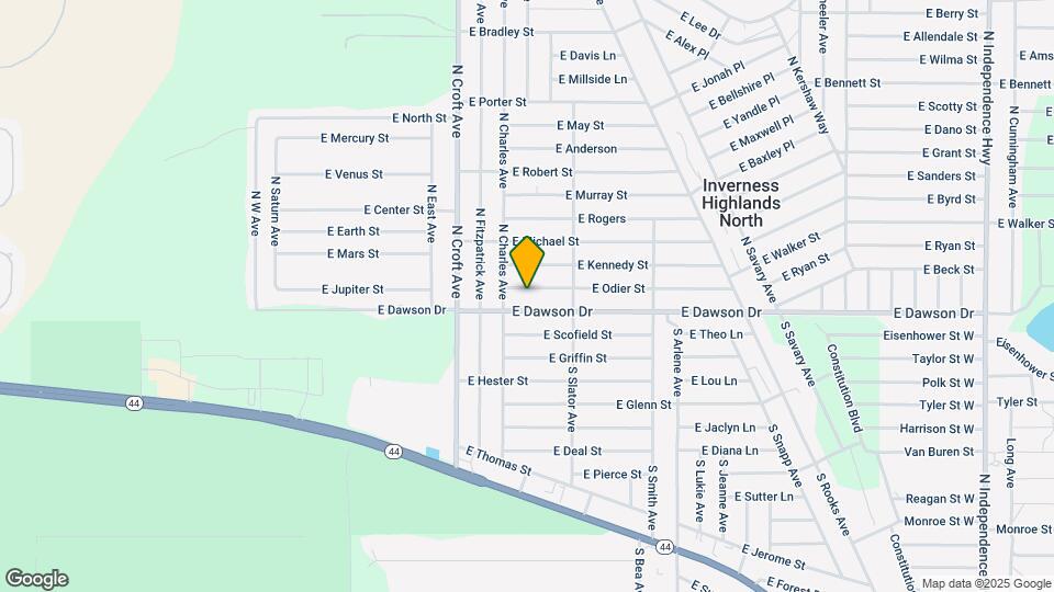 3074 E Odier St Map and Location Details