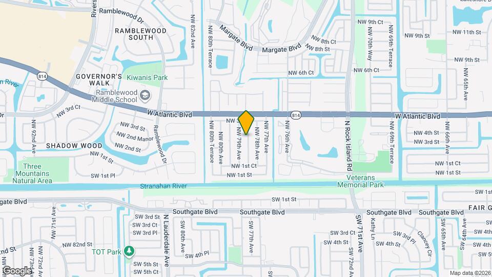225 NW 78th Terrace Map and Location Details