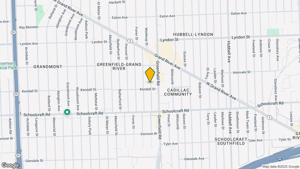 14125 Winthrop St Map and Location Details