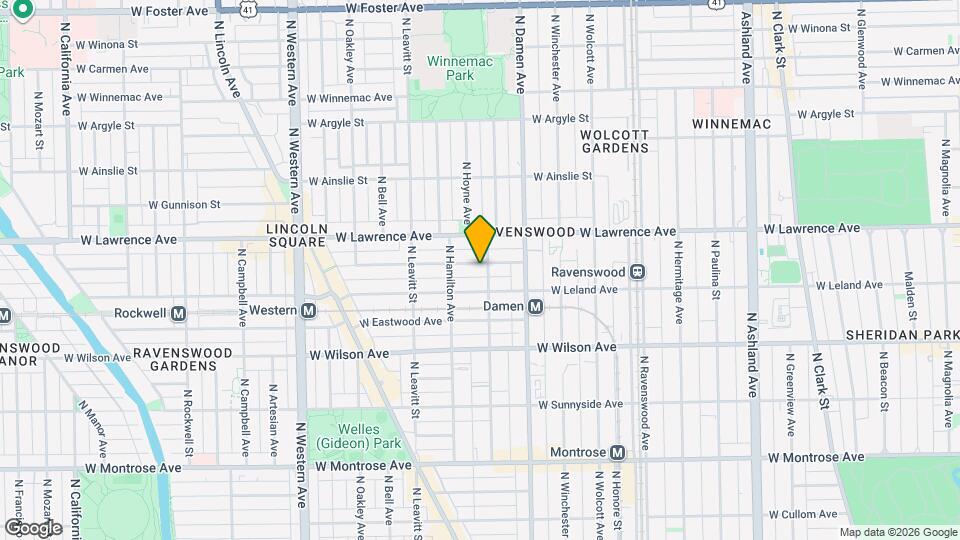 2105 W Giddings St, Unit J08P Map and Location Details