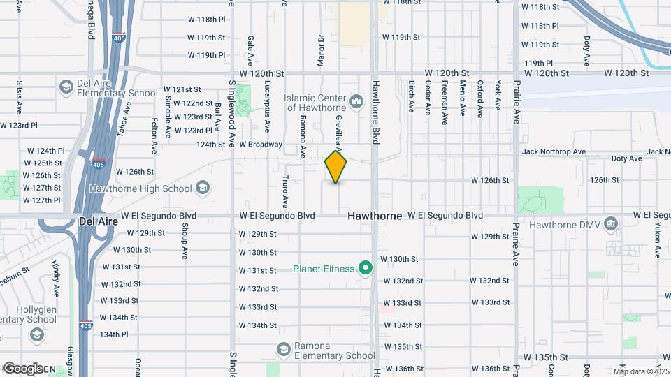 12615 Grevillea Ave Mapa y Detalles de la Ubicación