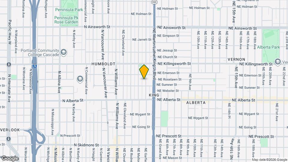 5231 NE Garfield Ave. Map and Location Details