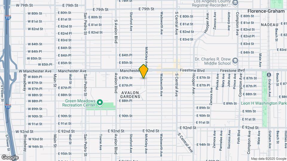 8711 McKinley Pl Map and Location Details
