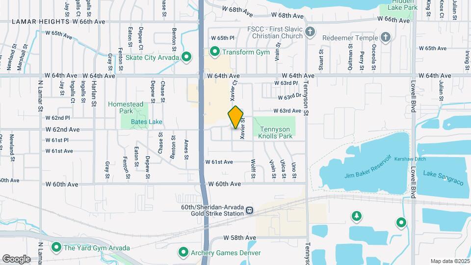 6174 Xavier Ct Map and Location Details