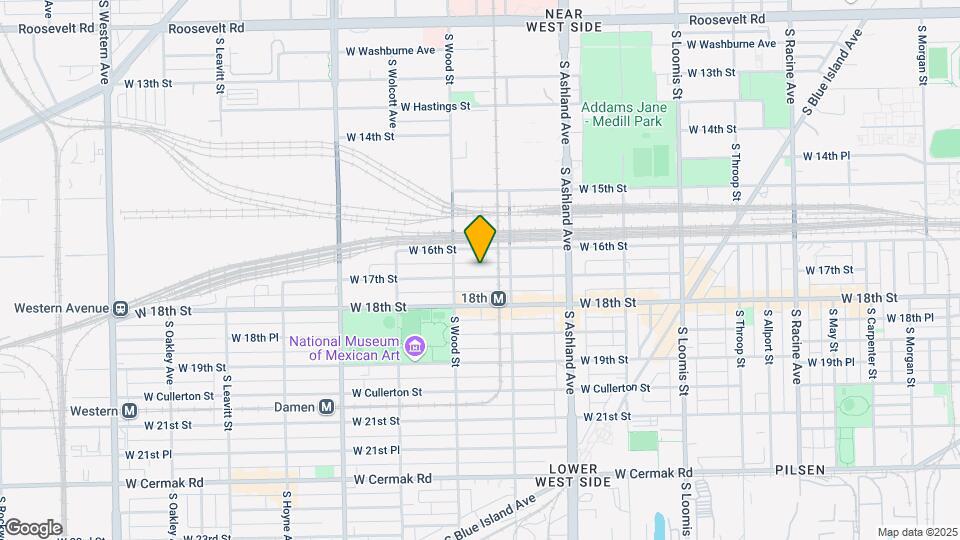 1732 W 17th St Map and Location Details
