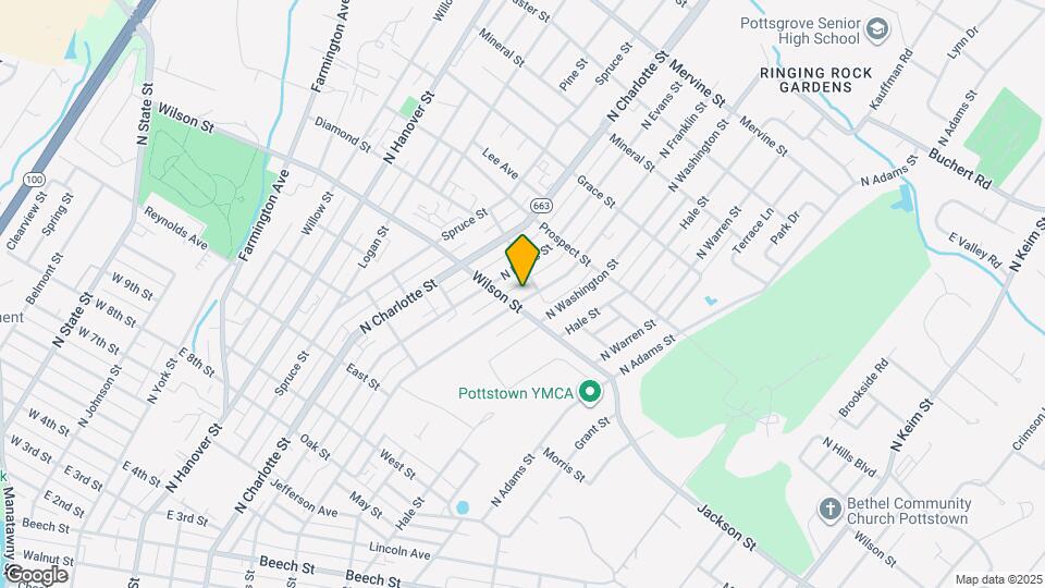 813 N Franklin St Mapa y Detalles de la Ubicación