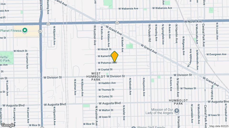 4237 W Potomac Ave Map and Location Details