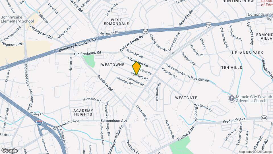 612 Plymouth Rd Mapa y Detalles de la Ubicación