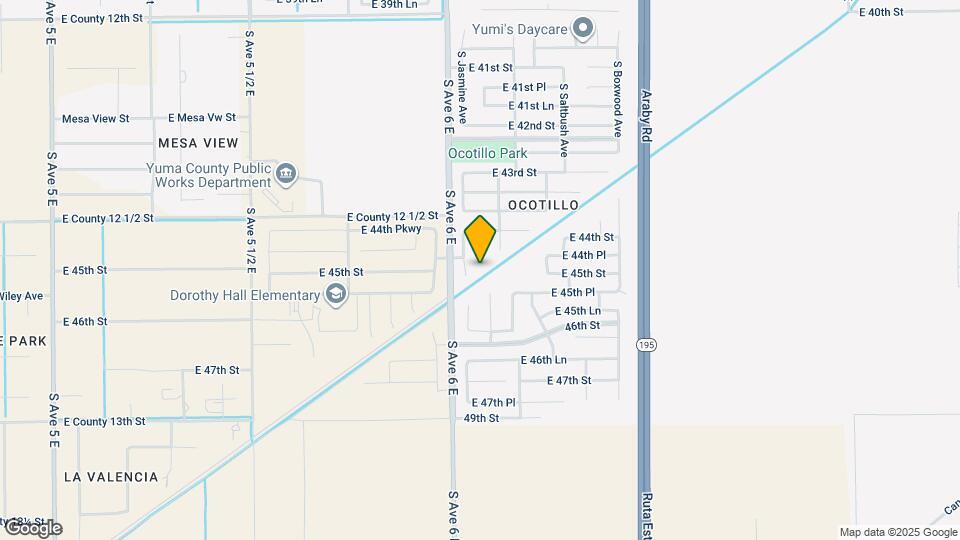 4492 S Agave Ave Mapa y Detalles de la Ubicación