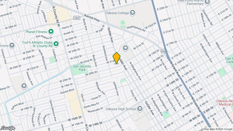 804 W 20th St Mapa y Detalles de la Ubicación