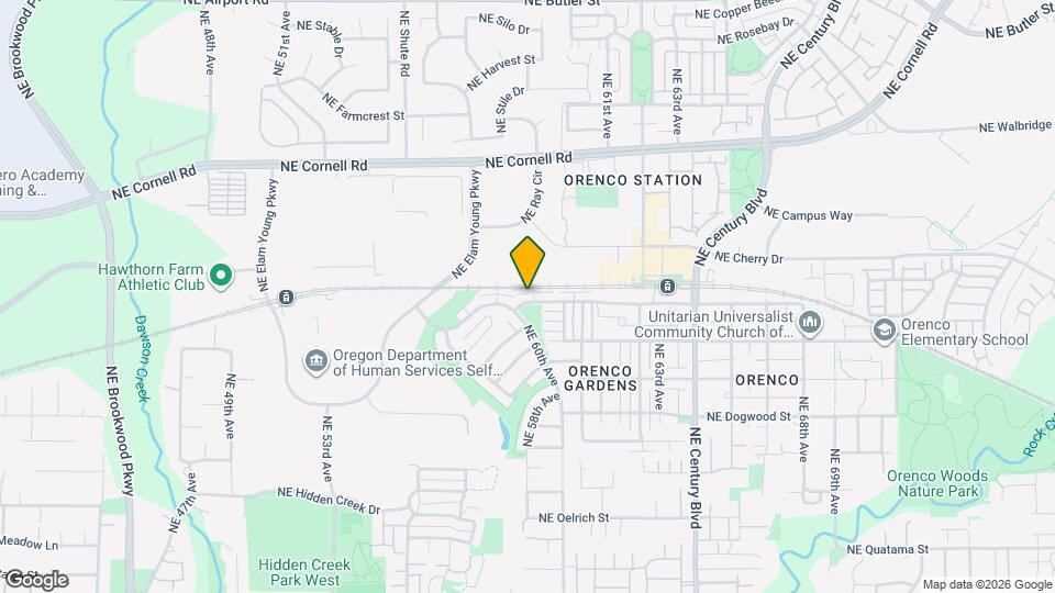 5925 NE Alder St Map and Location Details