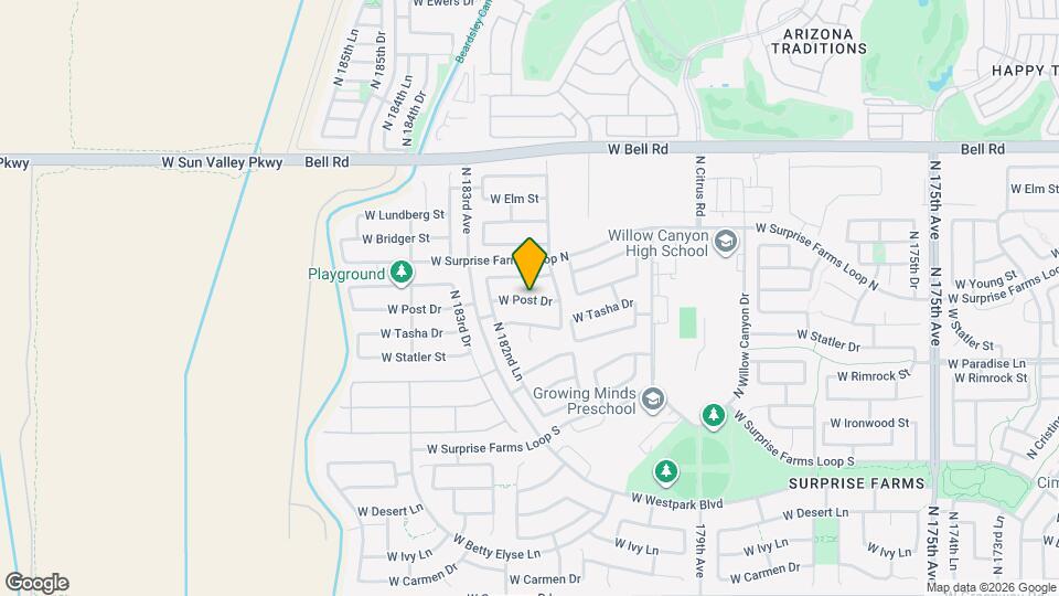 18182 W Poston Dr Map and Location Details