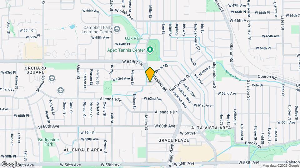 10405 W 62nd Pl Mapa y Detalles de la Ubicación