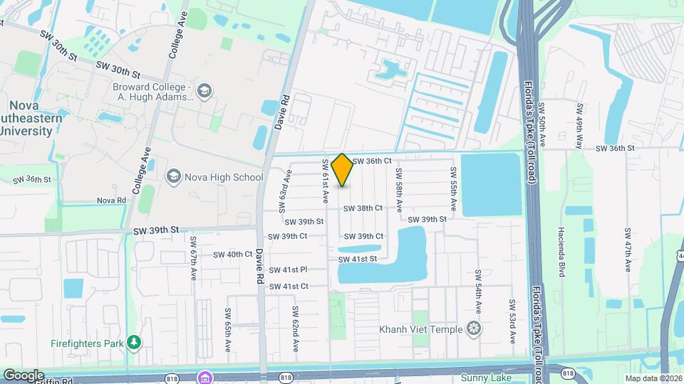 3764 SW 60th Terrace Map and Location Details