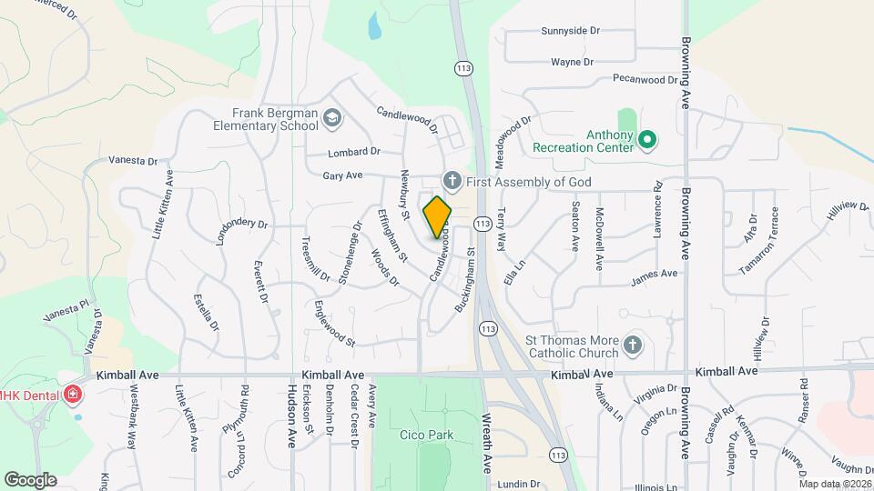 3300 Newbury St Map and Location Details