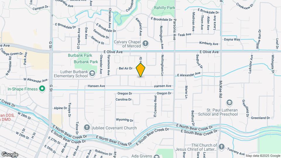 1236 E Alexander Ave Mapa y Detalles de la Ubicación