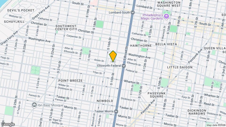 1152 S 15th St Map and Location Details