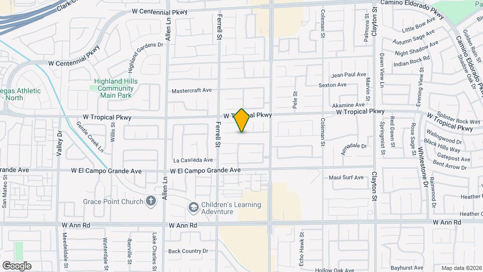 3105 Macaroon Way Map and Location Details