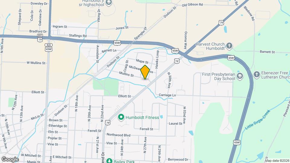 2620 Mullins St Map and Location Details