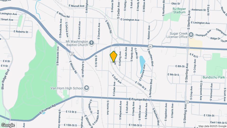 804 S Cedar Ave Map and Location Details