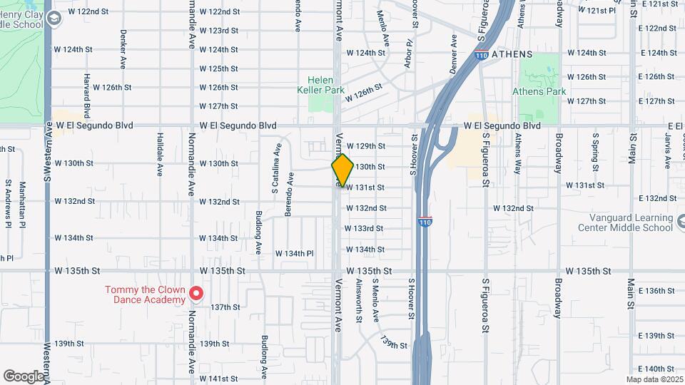 13108 S Vermont Ave Mapa y Detalles de la Ubicación
