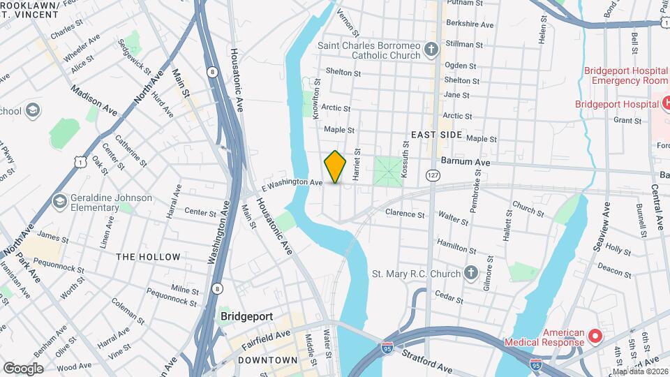 105 A Williams St Map and Location Details