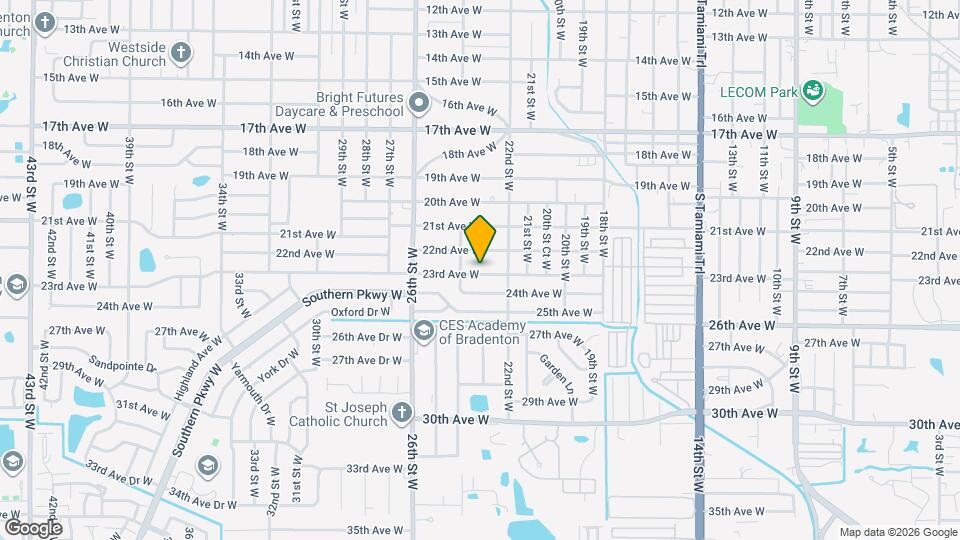 2300 23rd Ave W Map and Location Details