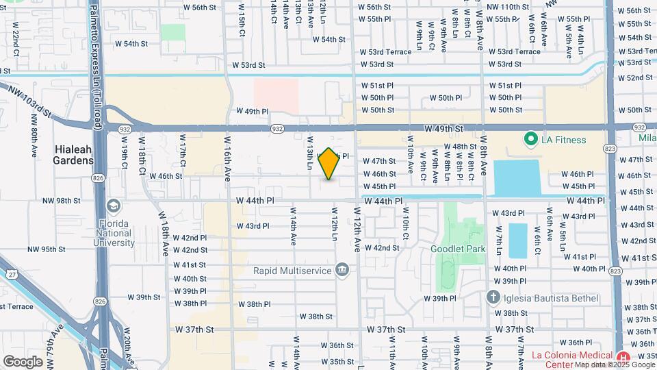 Hialeah Residence Mapa y Detalles de la Ubicación