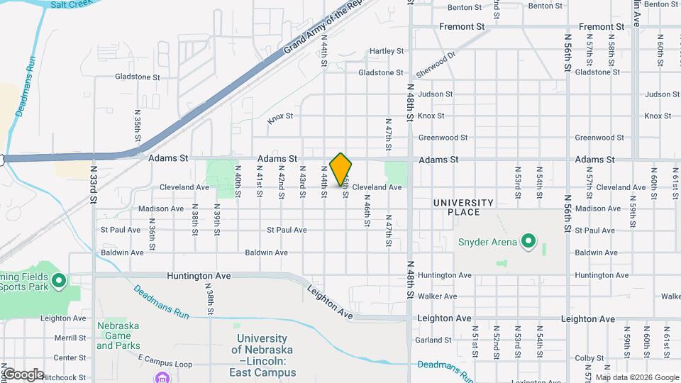 2841 N 45th St Map and Location Details