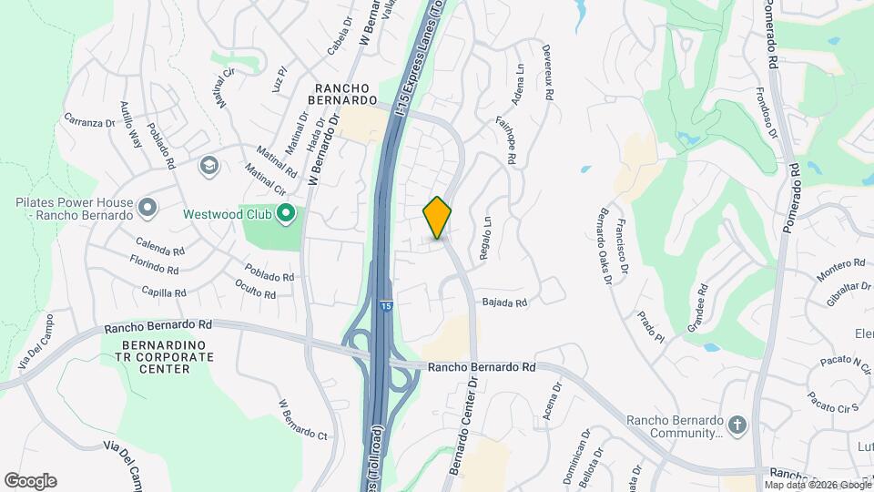 11872 Bernardo Terrace Map and Location Details