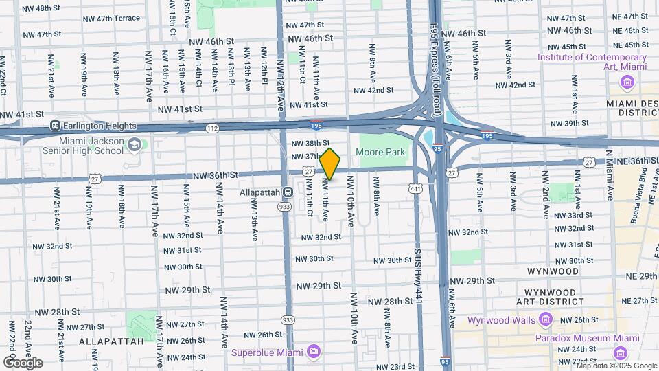 3503 NW 11th Ave Map and Location Details