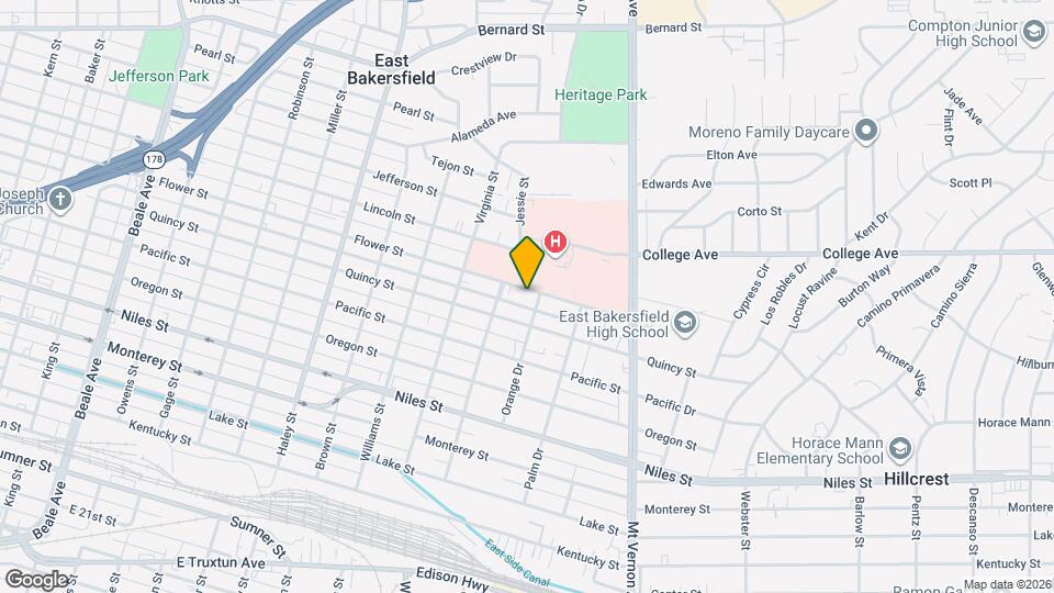 1819 Flower St Mapa y Detalles de la Ubicación
