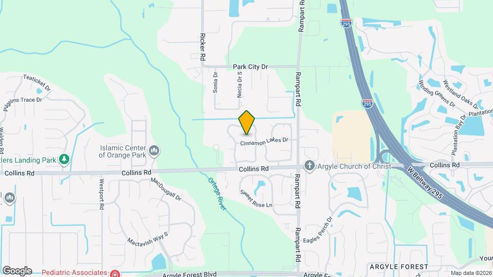 7513 Cinnamon Lakes Dr Mapa y Detalles de la Ubicación