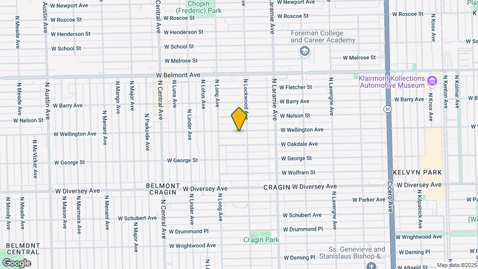 5315 W Wellington Ave Map and Location Details