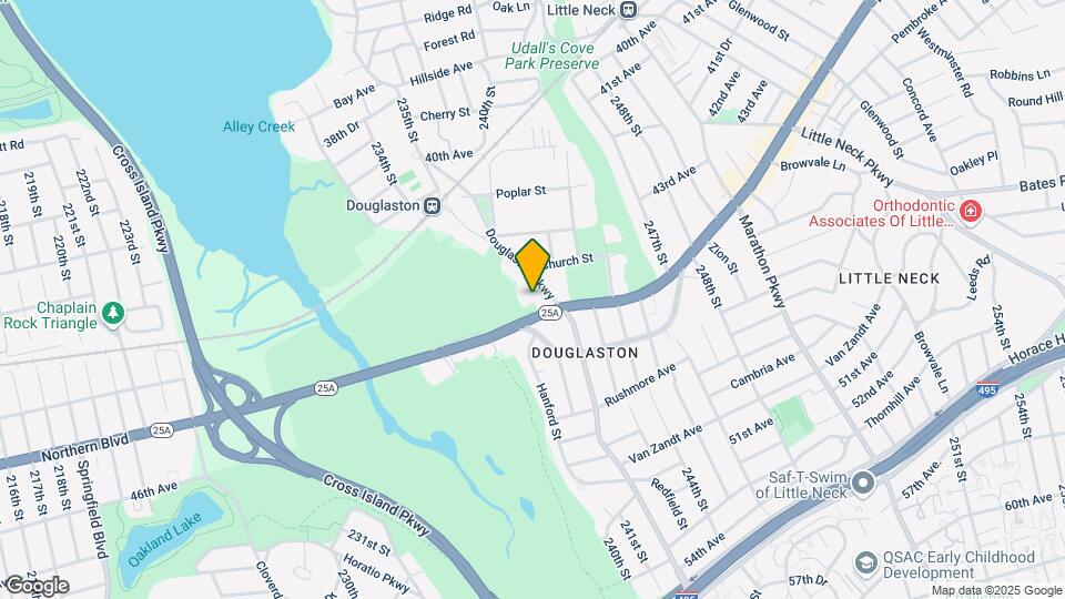 Douglaston Squire Mapa y Detalles de la Ubicación