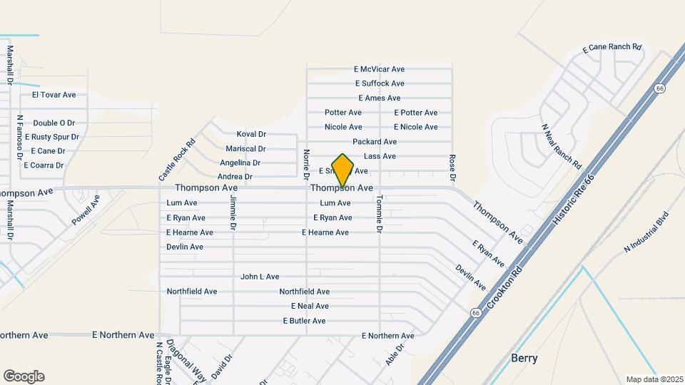 3810 Thompson Ave Map and Location Details