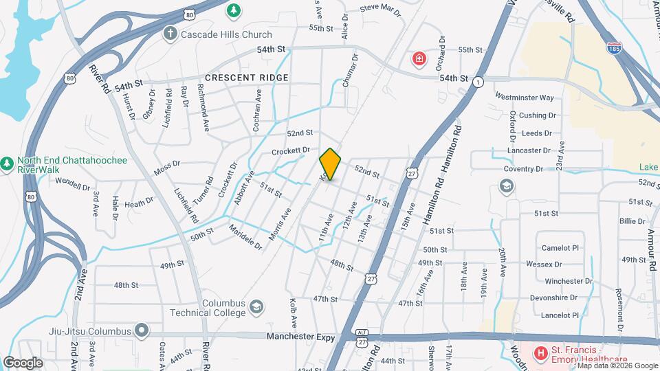 1012 51st St Map and Location Details