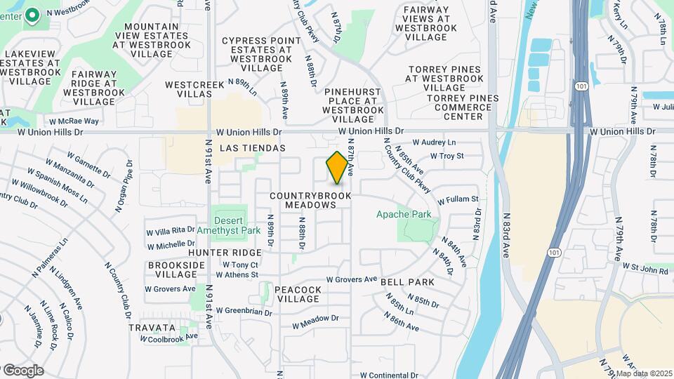 8724 W John Cabot Rd Map and Location Details